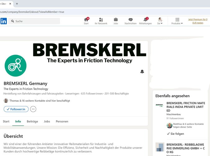 LinkedIn Profil