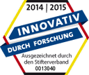 Innovativ durch Forschung - Ausgezeichnet durch den Stifterverband 0013040